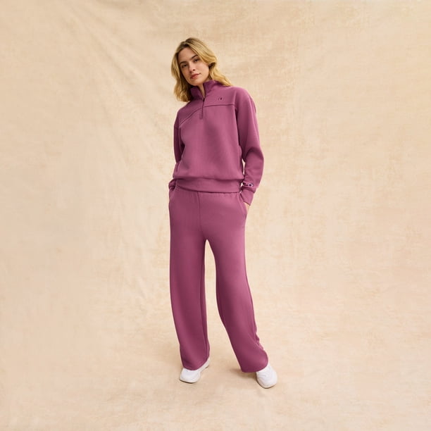 NEW Champion UNDER R ナイロンイージーパンツ ピンク M Champion Women's Air Layer Ribbed Wide Leg Pant - Samsclub.com