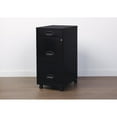 thumbnail image 2 of Hirsh 18" Deep 3 Drawer Mobile Letter Width Vertical File Cabinet, 2 of 18