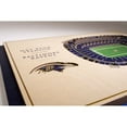 thumbnail image 4 of YouTheFan NFL 17" x 13" 5-Layer Stadium View 3D Wall Art, 4 of 5