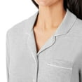 thumbnail image 4 of DreamMark Women's 2-Piece Notch Collar Pajama Set, 4 of 8