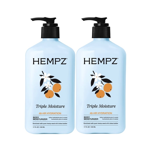 Hempz Triple Moisture Whipped Body Crème, 17 fl. oz., 2 pk.