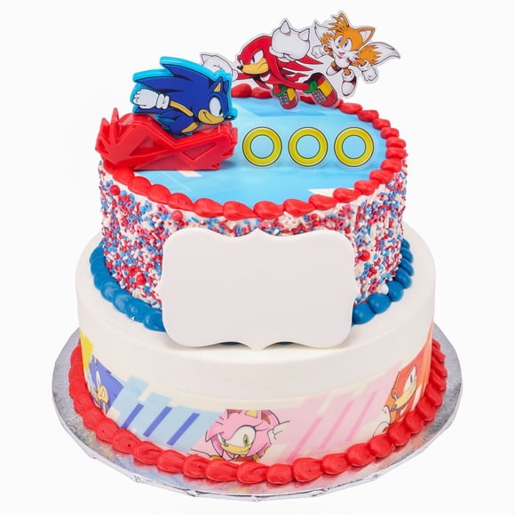 Sonic Two-Tier Cake