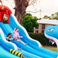 thumbnail image 11 of Happy Hop Shark Attack Double Slide Inflatable Water Slide, 11 of 15