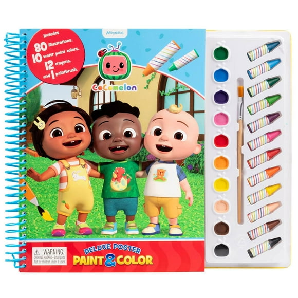 Sam's Exclusive - Deluxe Poster Paint & Color: CoComelon, Mixed Media