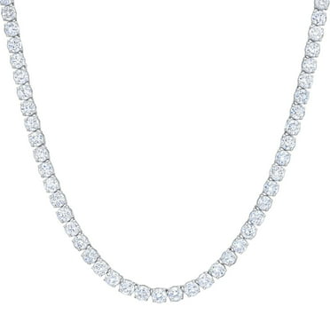 Lab Grown Diamond Tennis Necklace in 14K Gold