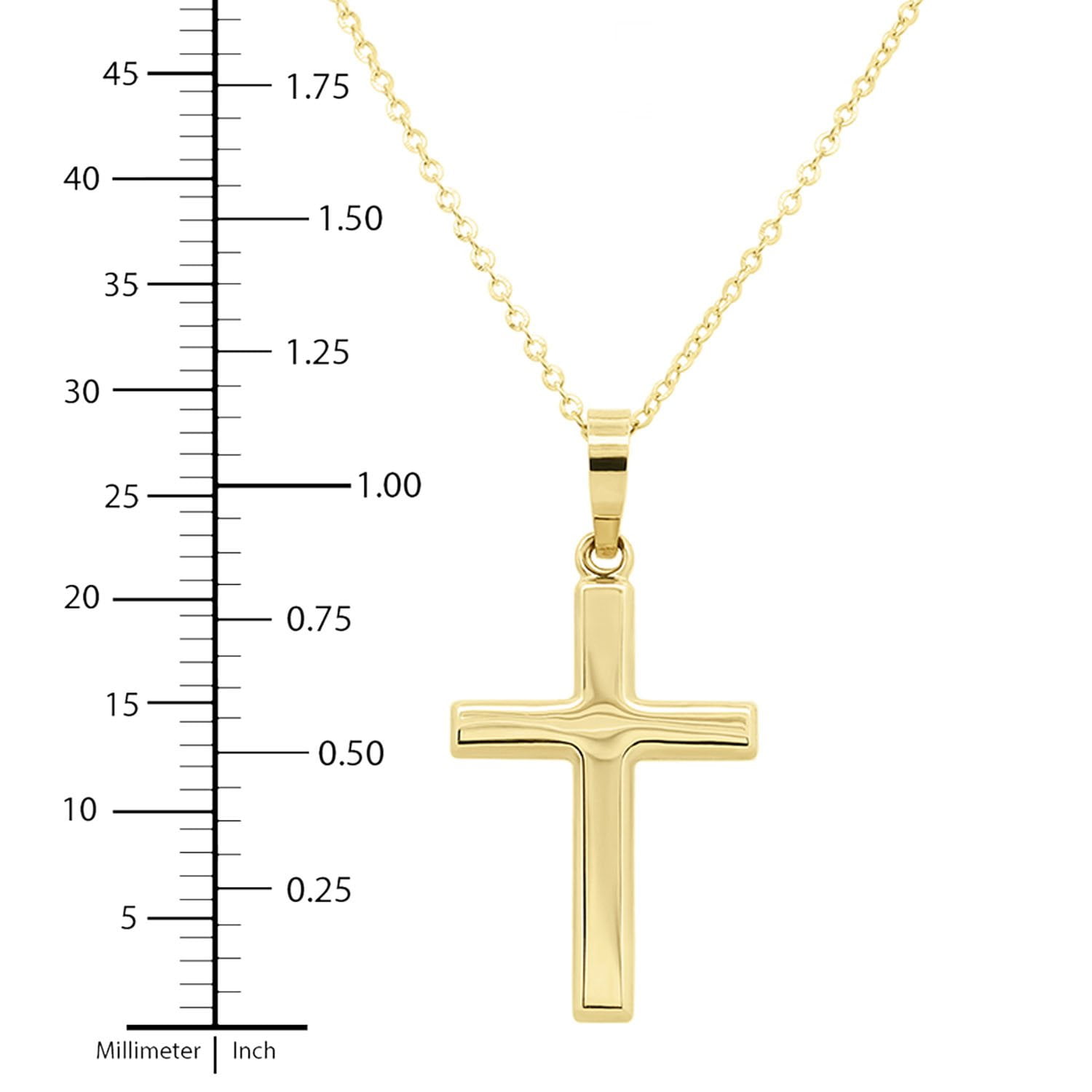 Reversible Cross Necklace 16