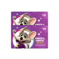 thumbnail image 1 of Chuck E. Cheese $50 Gift Card Multi-Pack, 2 x $25, 1 of 4
