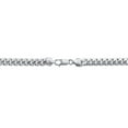 thumbnail image 3 of Polished Miami Cuban Chain Necklace in Sterling Silver, 7mm, 3 of 8
