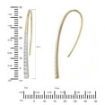 thumbnail image 5 of 0.35 CT. T. W. Diamond Shepherd Hook Earrings in 14K Gold, 5 of 7