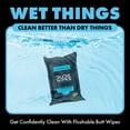 thumbnail image 6 of DUDE WIPES  XL Flushable Wipes, Fragrance Free, 10 ct., 180 wipes, 6 of 7