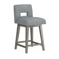 thumbnail image 11 of HH2 Home Upholstered Key Back Wood Adjustable Height Swivel Bar Stool, 11 of 19