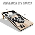 thumbnail image 5 of YouTheFan Las Vegas Raiders 2'x4' Cornhole Board Set, 5 of 6