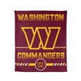 thumbnail image 1 of Logo Brands Washington Commanders 60"x70" Super Plush Blanket, 1 of 7