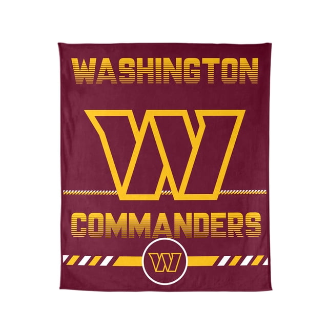 Logo Brands Washington Commanders 60"x70" Super Plush Blanket