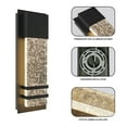 thumbnail image 4 of Cedar Hill 470 Lumen 14-in H Black Hardwired Integrated LED Outdoor Wall Light, 4 of 8