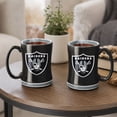 thumbnail image 5 of Logo Brands Las Vegas Raiders 14oz Relief Mug Set, 5 of 5