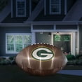 thumbnail image 3 of Logo Brands Green Bay Packers Pre-Lit 10'x6' Inflatable Football, 3 of 6