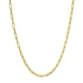 thumbnail image 1 of Paperclip Chain Necklace in 14K Gold, 1 of 7