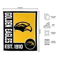 thumbnail image 3 of Logo Brands Southern Mississippi Golden Eagles 60"x70" Super Plush Blanket, 3 of 6
