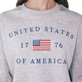 thumbnail image 5 of Mighty Fine Women's Americana Crewneck Sweatshirt, 5 of 8