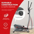 thumbnail image 5 of Sunny Health & Fitness Performance Interactive Series Elliptical, 5 of 6