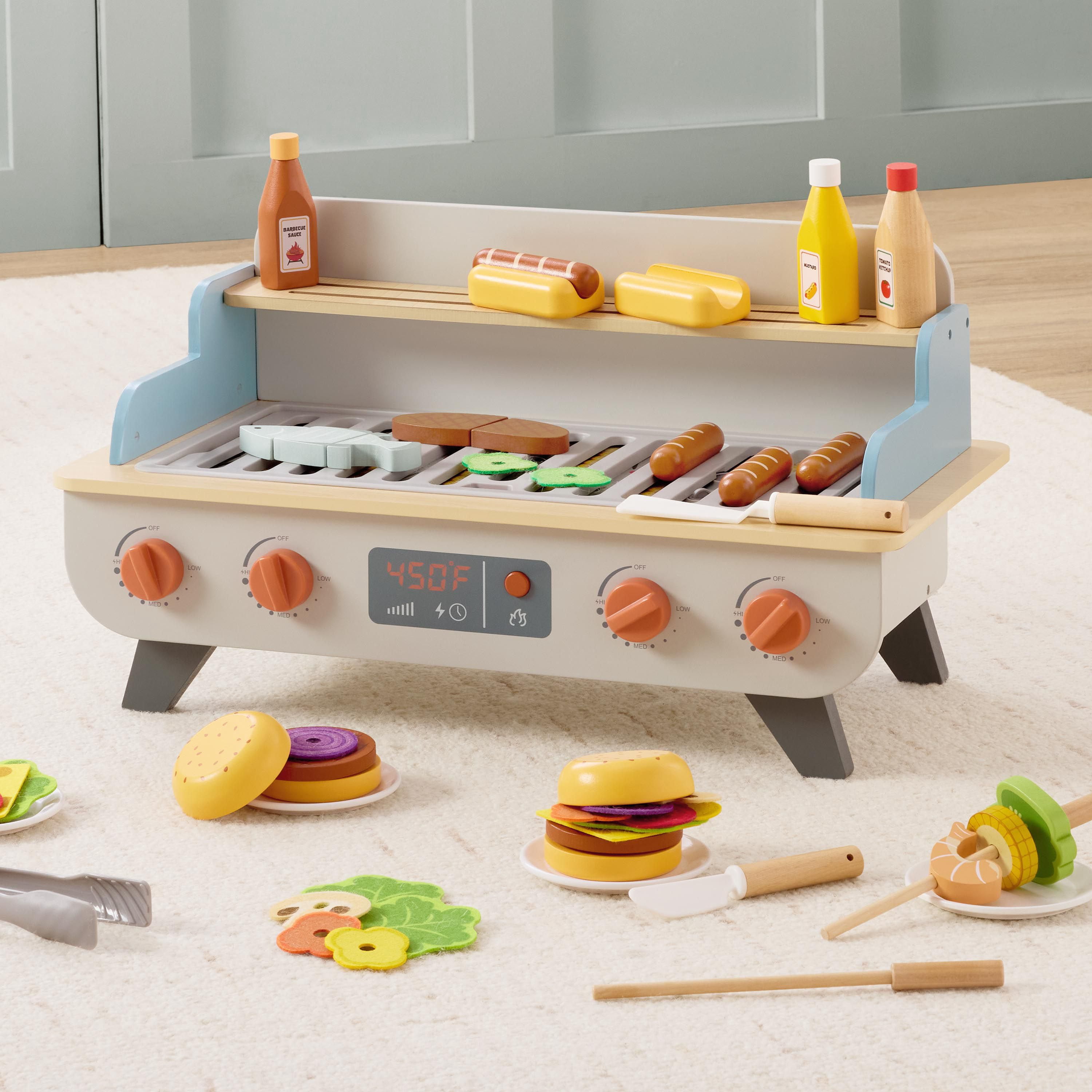 Member's Mark Wooden Tabletop BBQ Playset - Samsclub.com