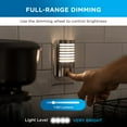 thumbnail image 3 of Enbrighten Motion-Sensing Dimmable LED Night Light, Louver Shade, Brushed Nickel, 2 Pack, 3 of 6