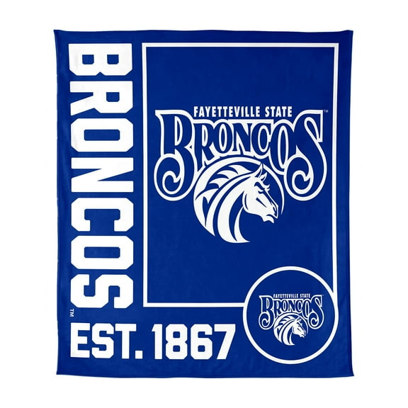 Logo Brands Fayetteville State Broncos 60"x70" Super Plush Blanket