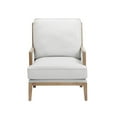 thumbnail image 6 of Member's Mark Savannah Cream Fabric Wood Trim Accent Chair, 6 of 8
