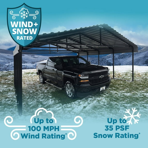 Arrow 20' x 20' x 9' Carport - Samsclub.com