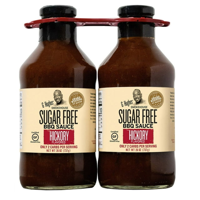G Hughes Smokehouse Sugar-Free Hickory BBQ Sauce 26 oz., 2 pk.