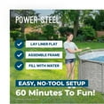 thumbnail image 16 of Bestway Power Steel Above Ground Pool Set,  L 22’ x W 12’ x H 52", 16 of 21