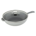 thumbnail image 2 of Staub 10", 2.9-Quart Enameled Cast Iron Daily Pan With Glass Lid, 2 of 3
