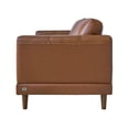 thumbnail image 3 of Society Den Hanson Leather Sofa, Assorted Colors, 3 of 9