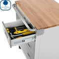 thumbnail image 5 of Seville Classics UltraHD 4-Drawer Rolling Cabinet, 28" W x 25" D x 34.5" H, 5 of 12