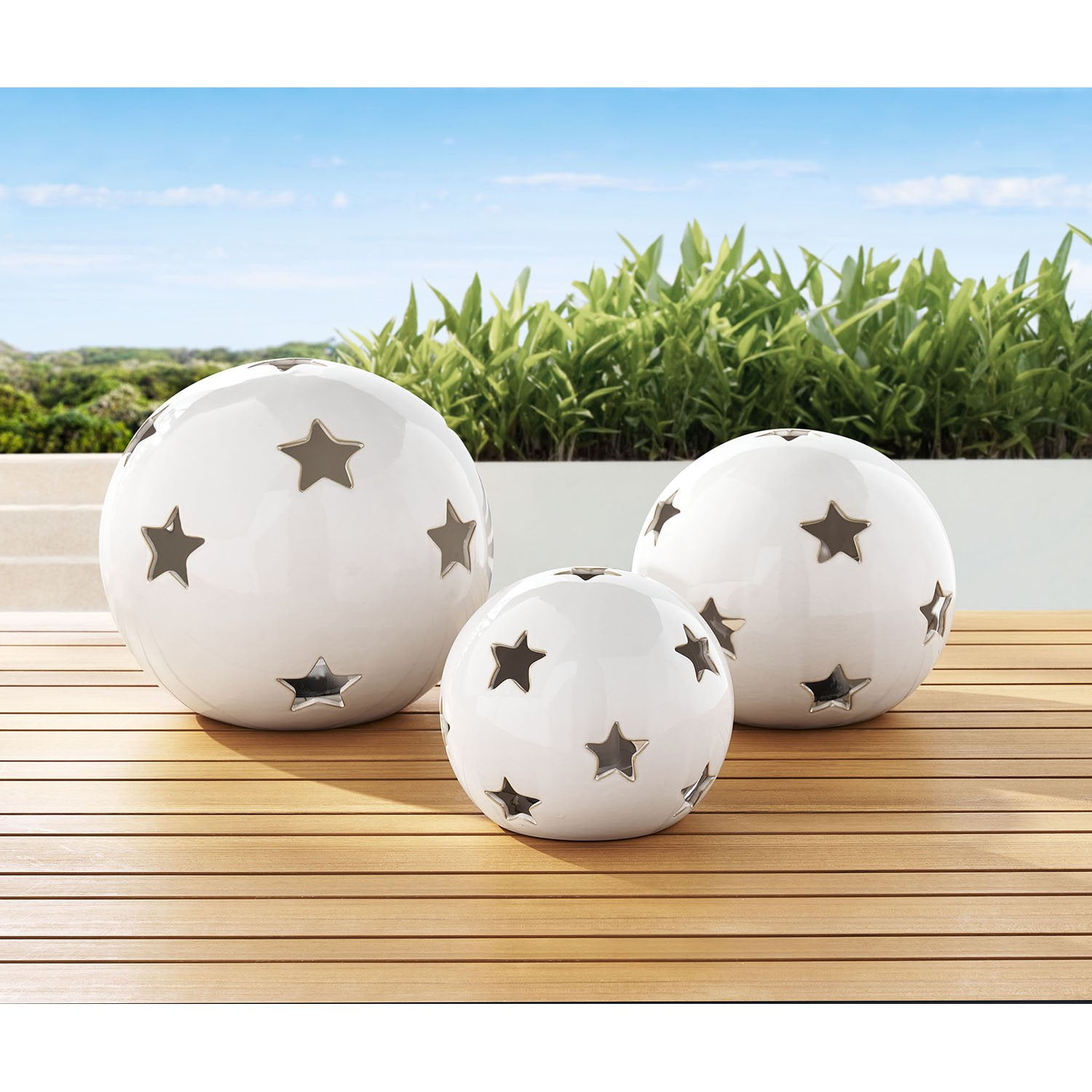 Member's Mark Ceramic Globe LED Lighting, Set of 3 - Samsclub.com