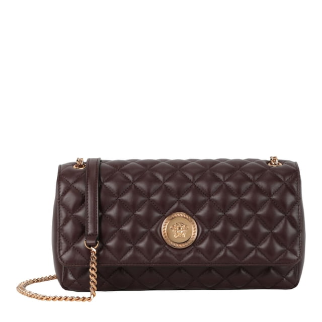 Versace Quilted Leather Shoulder Bag