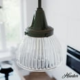thumbnail image 1 of Hunter Cypress Grove with Clear Holophane Glass 1 Light Pendant Ceiling Light Fixture, 1 of 8