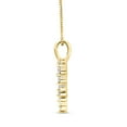 thumbnail image 3 of Round Cut Heart Diamond Pendant Necklace in 14K Gold, 3 of 8