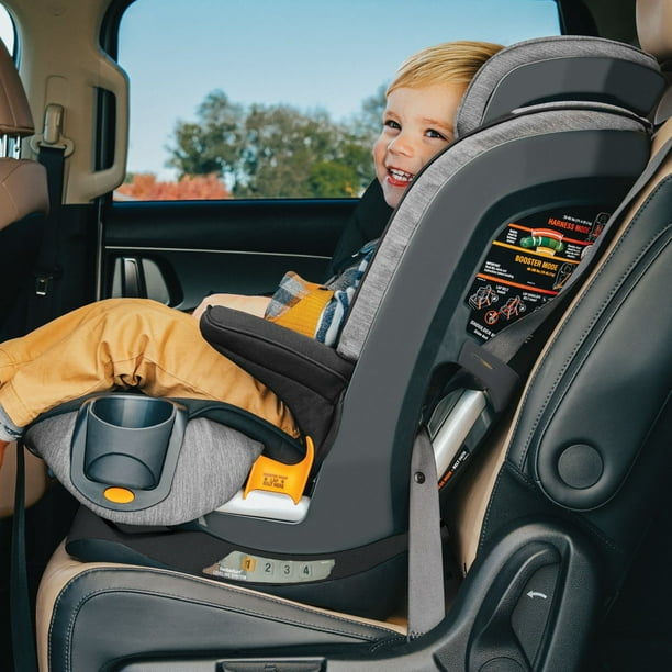 Chicco MyFit Harness Booster Car Seat, Iron