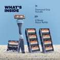thumbnail image 2 of Dollar Shave Club Men's 6-Blade Razor Starter Set with 1 Handle and 10x Razor Cartridge Refills, 2 of 6