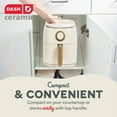 thumbnail image 5 of Dash Ceramic Tasti-Crisp Express Air Fryer 2.6QT (Assorted Colors), 5 of 7