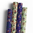 thumbnail image 1 of Mah Melanin Santa's List Premium Wrapping Paper, 4 pk., 1 of 5