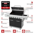 thumbnail image 4 of Nexgrill 6-Burner Dual Fuel Gas Grill with Sear Burner, 4 of 16