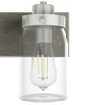 thumbnail image 6 of Hunter Devon Park with Clear Glass Bathroom Vanity Wall Light Fixture, 6 of 8