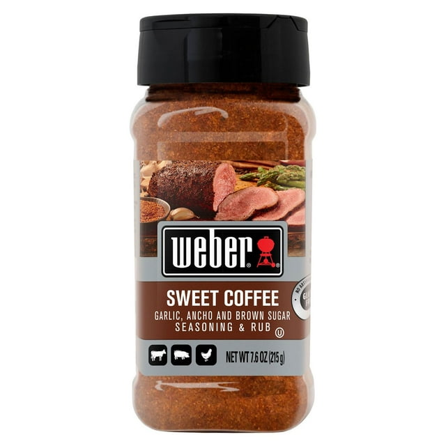 Weber Sweet Coffee Seasoning and Rub 7.6 oz.