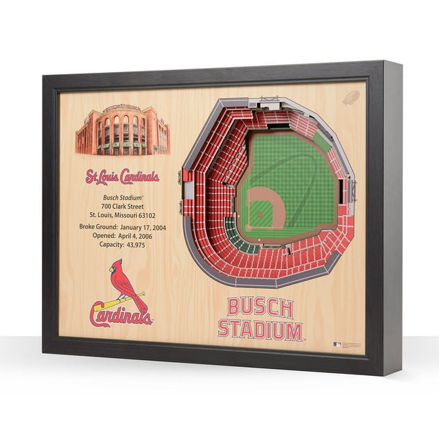 YouTheFan MLB 25-Layer Stadium View 3D Wall Art