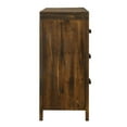 thumbnail image 5 of Wren 6-Drawer Rubberwood Dresser with Espresso Drawer Pulls, Chestnut, 5 of 5