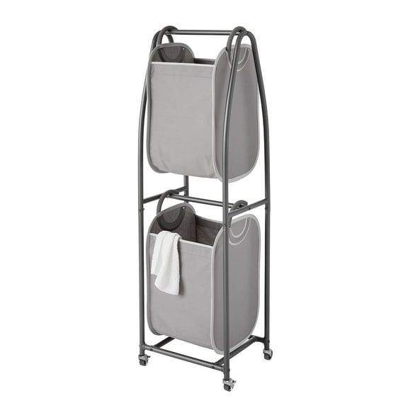 neatfreak 2-Tier Rolling Vertical Laundry Sorter
