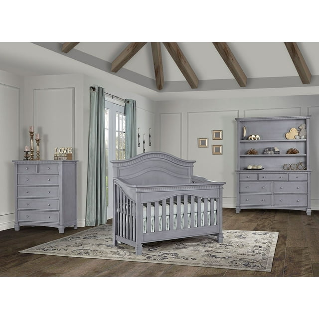 Evolur Cheyenne 5-in-1 Convertible Crib, Choose Color